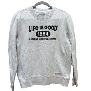 Life is Good Positive Lifestyle Brand‎ Spread Good Vibes White Men's Size Small